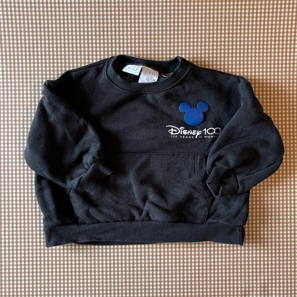 Zara Disney 100 Years of Wonder pullover baby sweatshirt. Olaf-Donald-Stitch-Rex - Picture 3 of 11